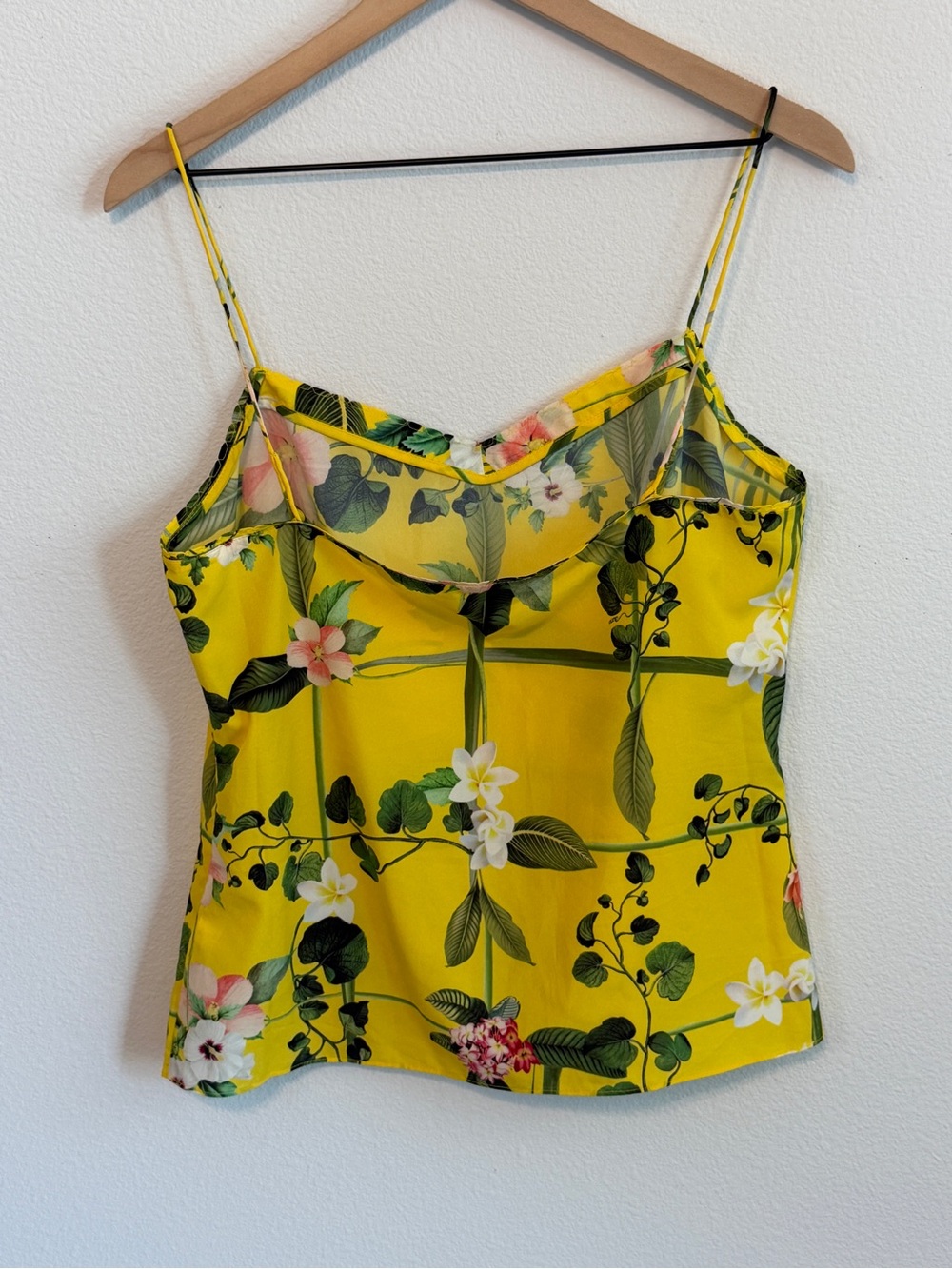 Ted Baker Yellow Floral Spaghetti-Strap Camisole - Picture 3 of 7